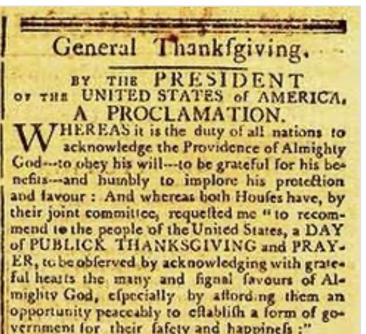 Thanksgiving Proclamation 1853
